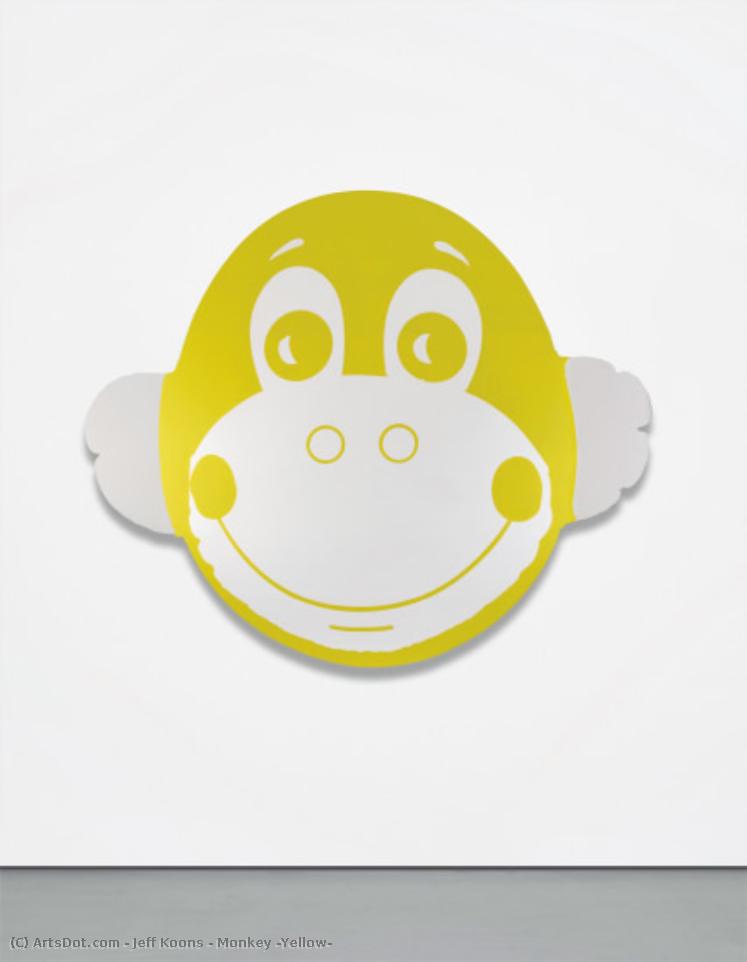Monkey (yellow) — Jeff Koons