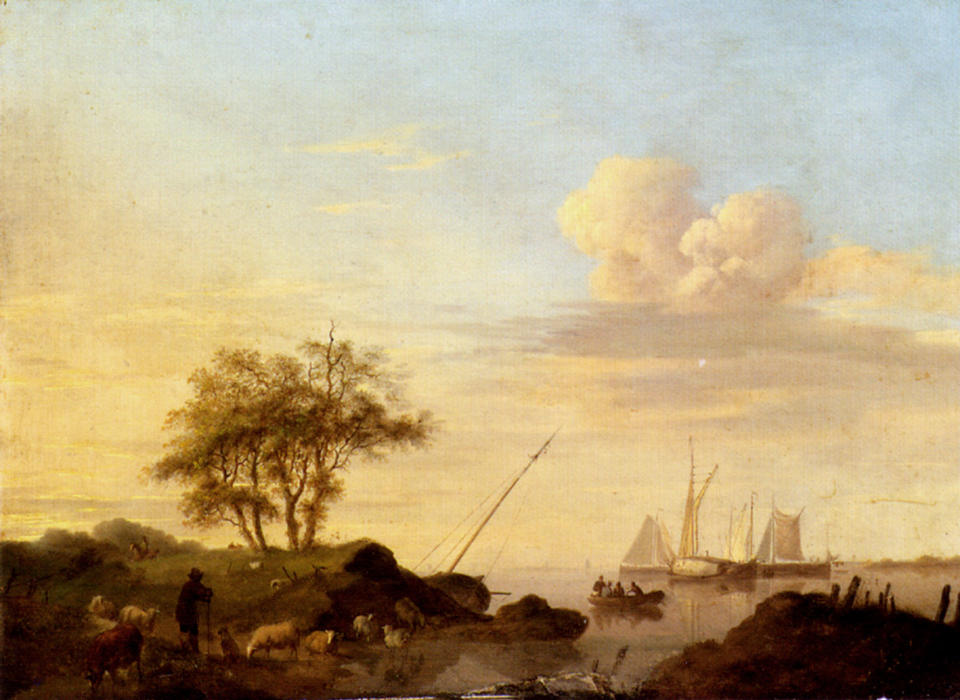 Coming Ashore — Johannes Hermann Barend Koekkoek