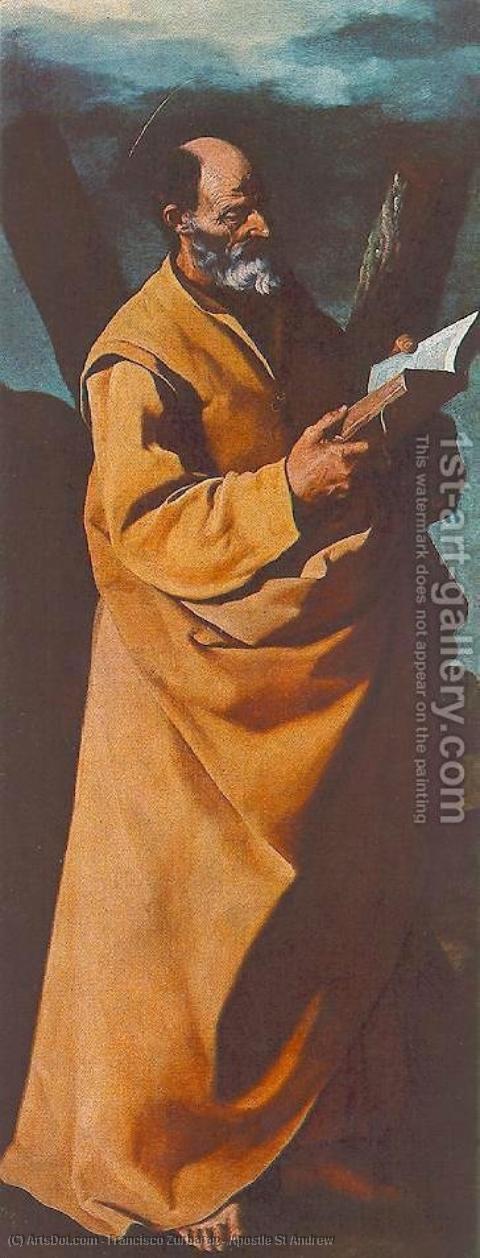 Apostle St Andrew — Francisco De Zurbarán