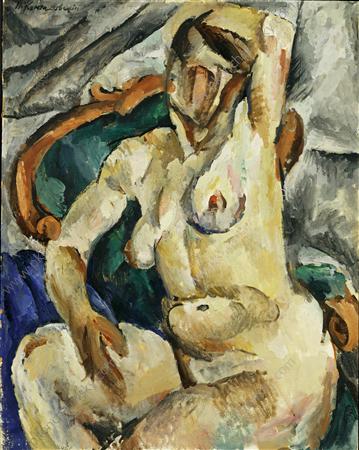 The Model In A Chair — Pyotr Konchalovsky