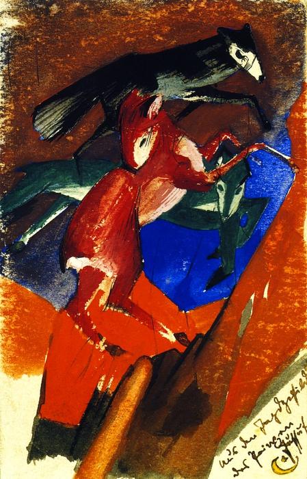 From The Hunting Fields Of Prince Jussuff — Franz Marc
