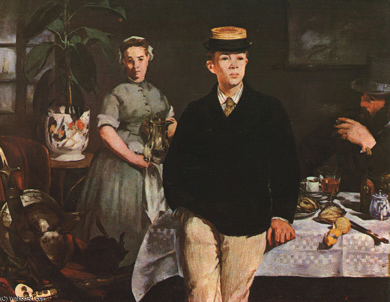 The Luncheon In The Studio — Édouard Manet