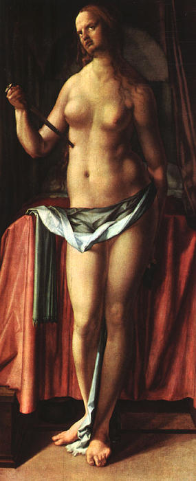 The Suicide Of Lucrezia — Albrecht Dürer