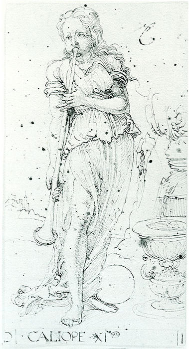Muse Calliope — Albrecht Dürer