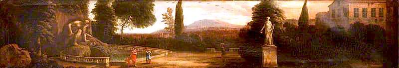 The Gardens At Pratolino — Hendrick Danckerts