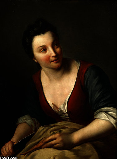 A Kitchen Maid — Jean Baptiste Santerre