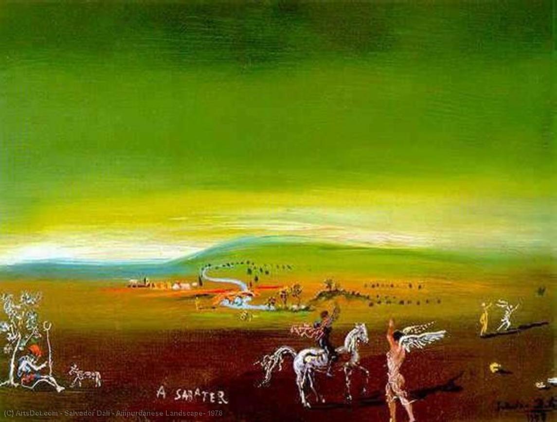 Ampurdanese Landscape, 1978 — Salvador Dalí