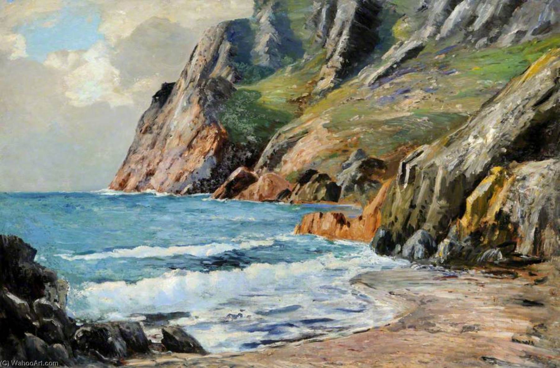 Jersey Seascape — Francis William Synge Le Maistre