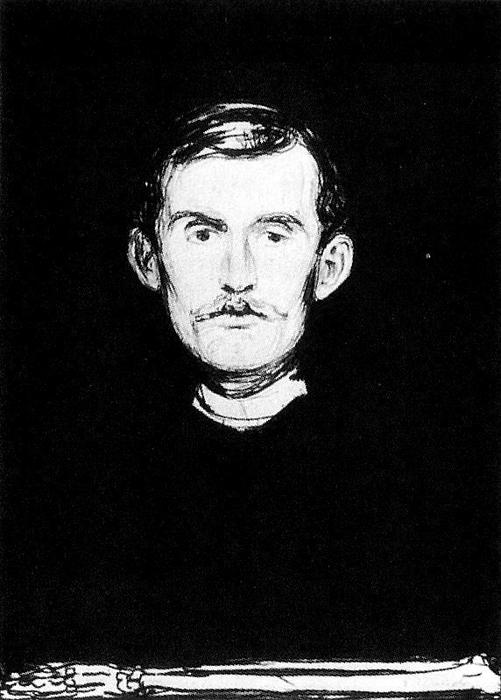 Self-portrait I — Edvard Munch