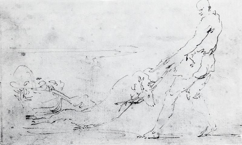 Man Dragging A Deer — Jusepe De Ribera