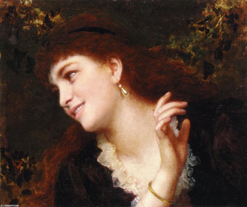 Hanging The Garlands — Sophie Gengembre Anderson