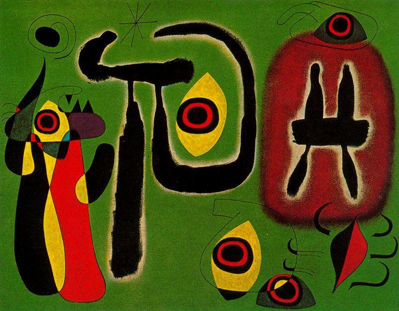 El Sol Rojo Roe A La Araña — Joan Miró