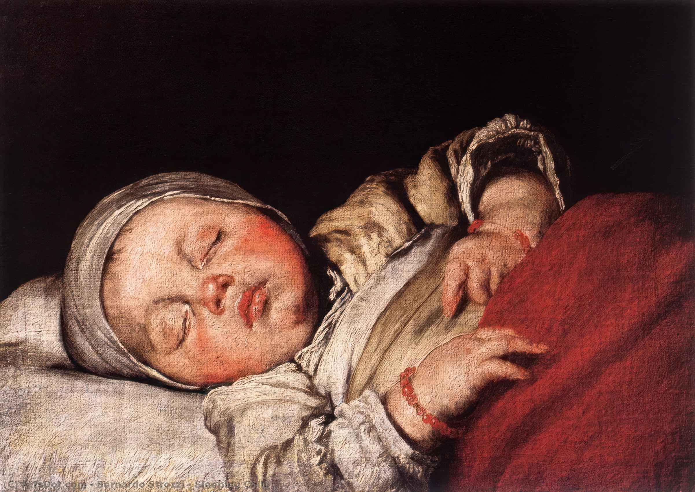Sleeping Child — Bernardo Strozzi