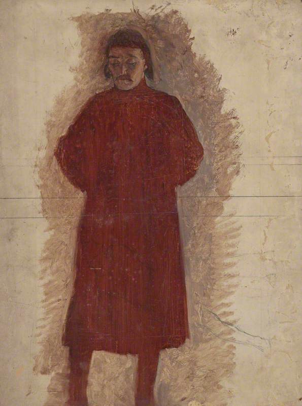 Study For The Figure Of Luther (verso) — William Fettes Douglas