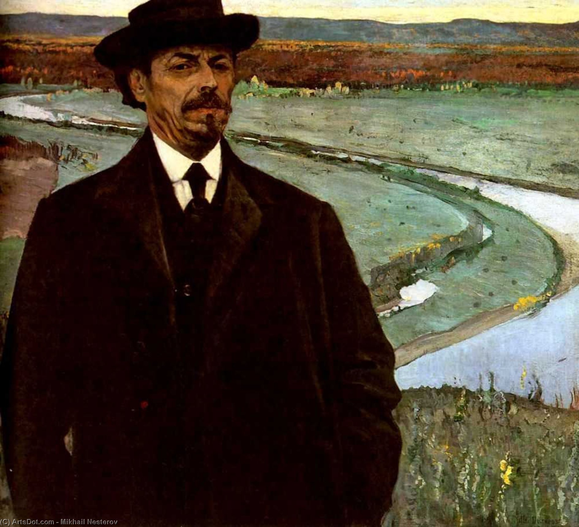 Self-portrait — Mikhail Nesterov