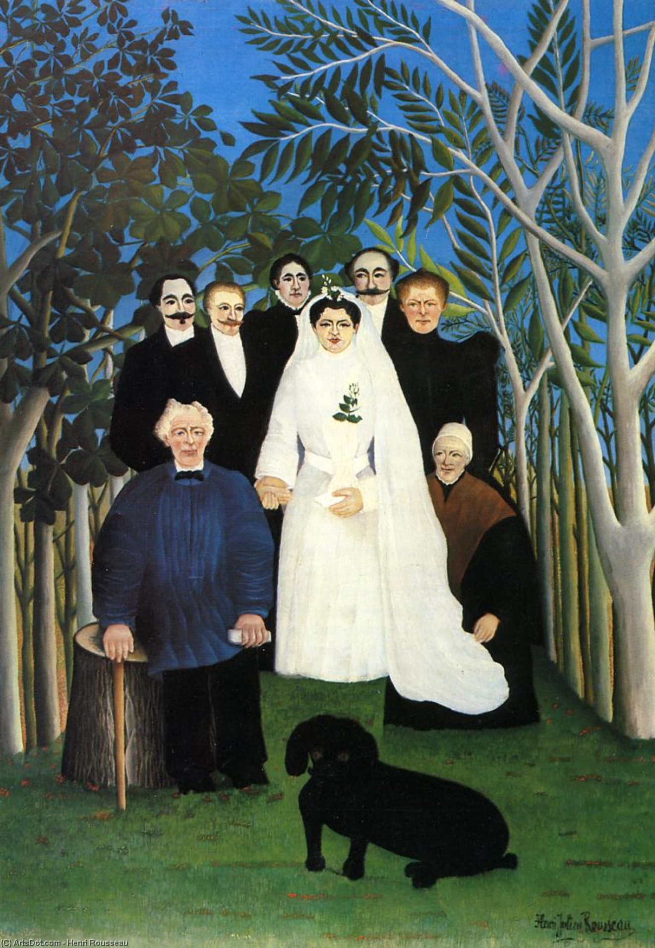 The Wedding — Henri Julien Félix Rousseau (le Douanier)