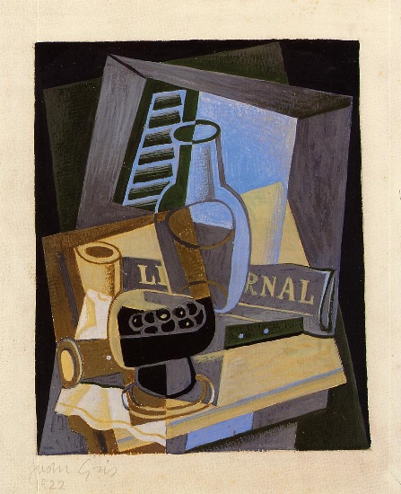 Still Life In Front Of The Wiindow — Juan Gris