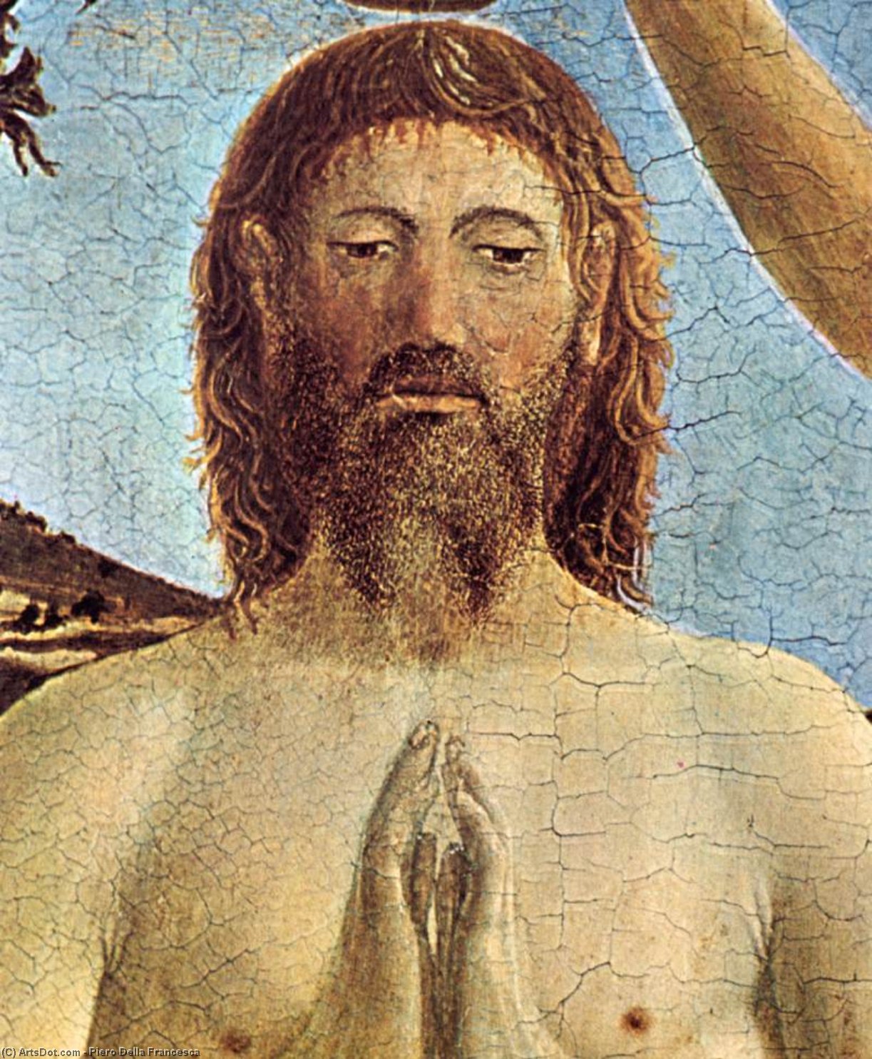 Baptism Of Christ (detail) — Piero Della Francesca
