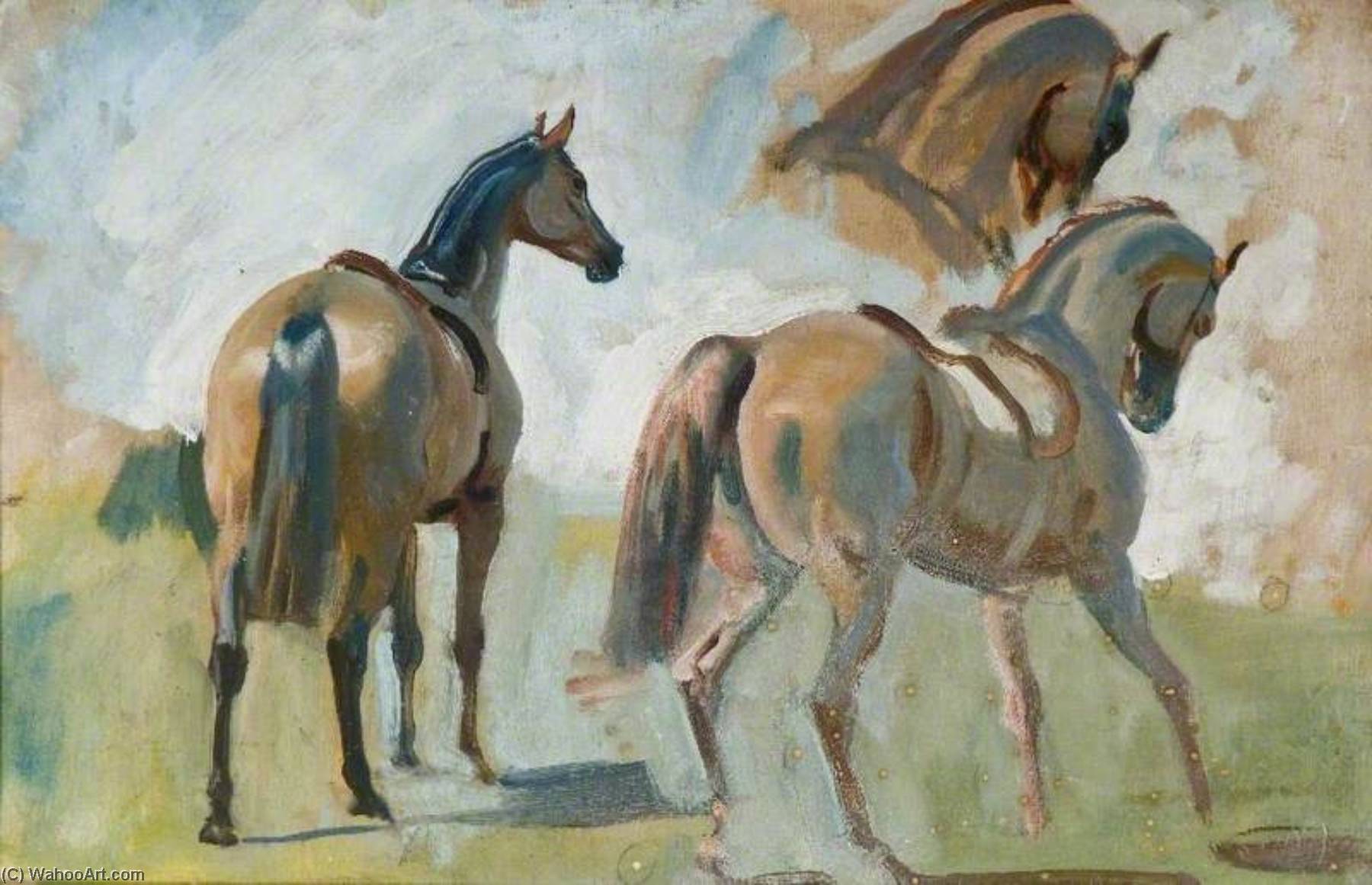 Horse Studies — Sir Alfred James Munnings