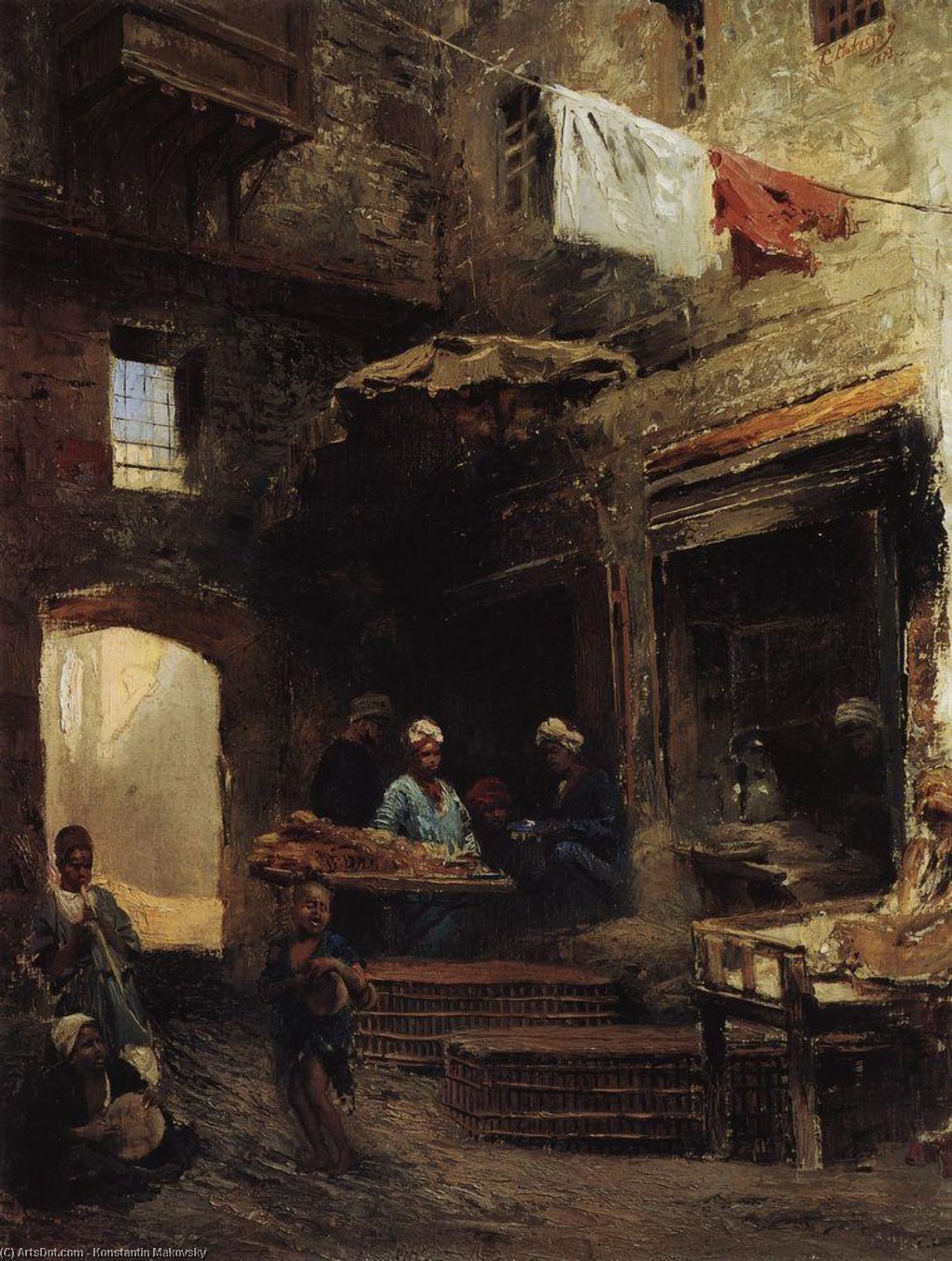 Genre Scene — Konstantin Yegorovich Makovsky