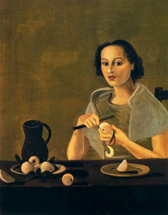 The Girl Cutting Apple — André Derain