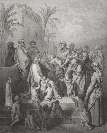Jesus Blessing The Children — Paul Gustave Doré
