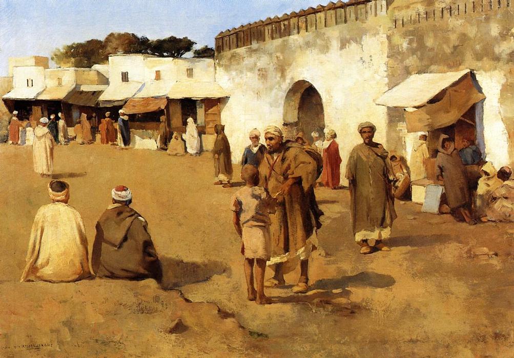 Moroccan Market — Theo Van Rysselberghe