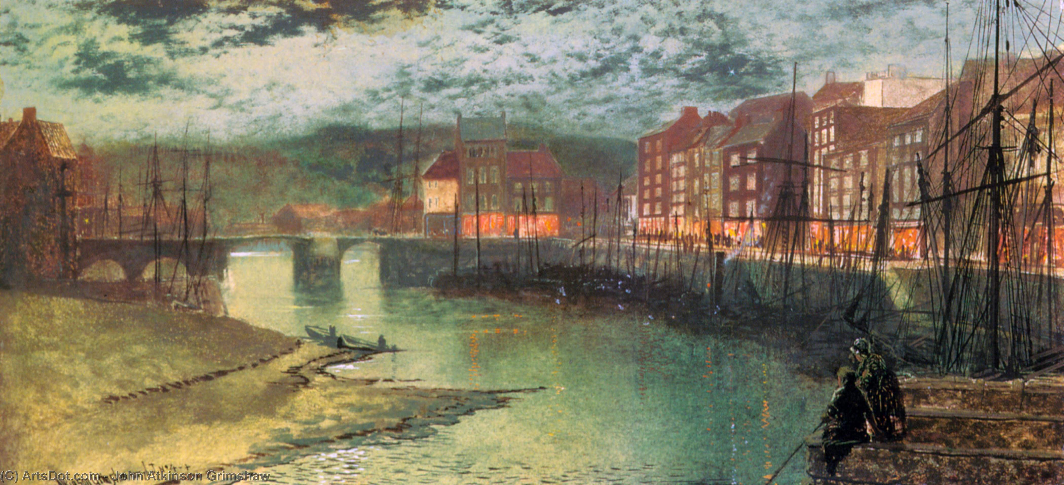 Whitby Docks — John Atkinson Grimshaw