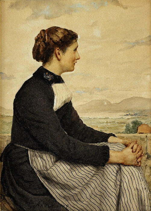 Peasant Woman — Albert Samuel Anker