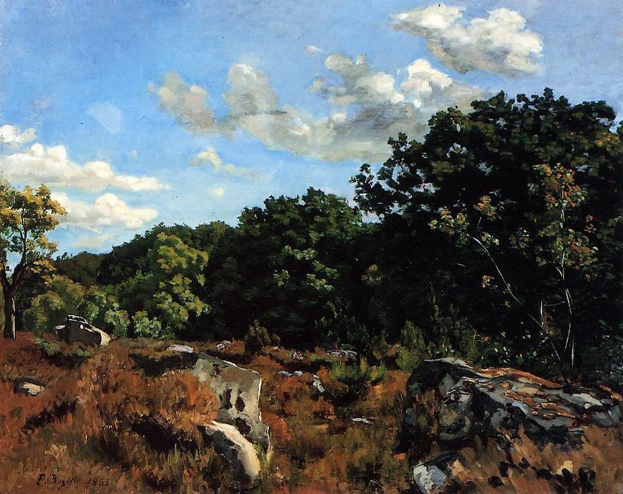 Landscape At Chailly — Frédéric Bazille