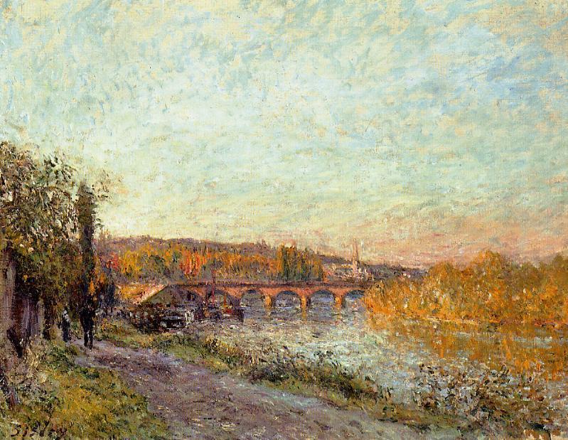 The Sevres Bridge 1 — Alfred Sisley