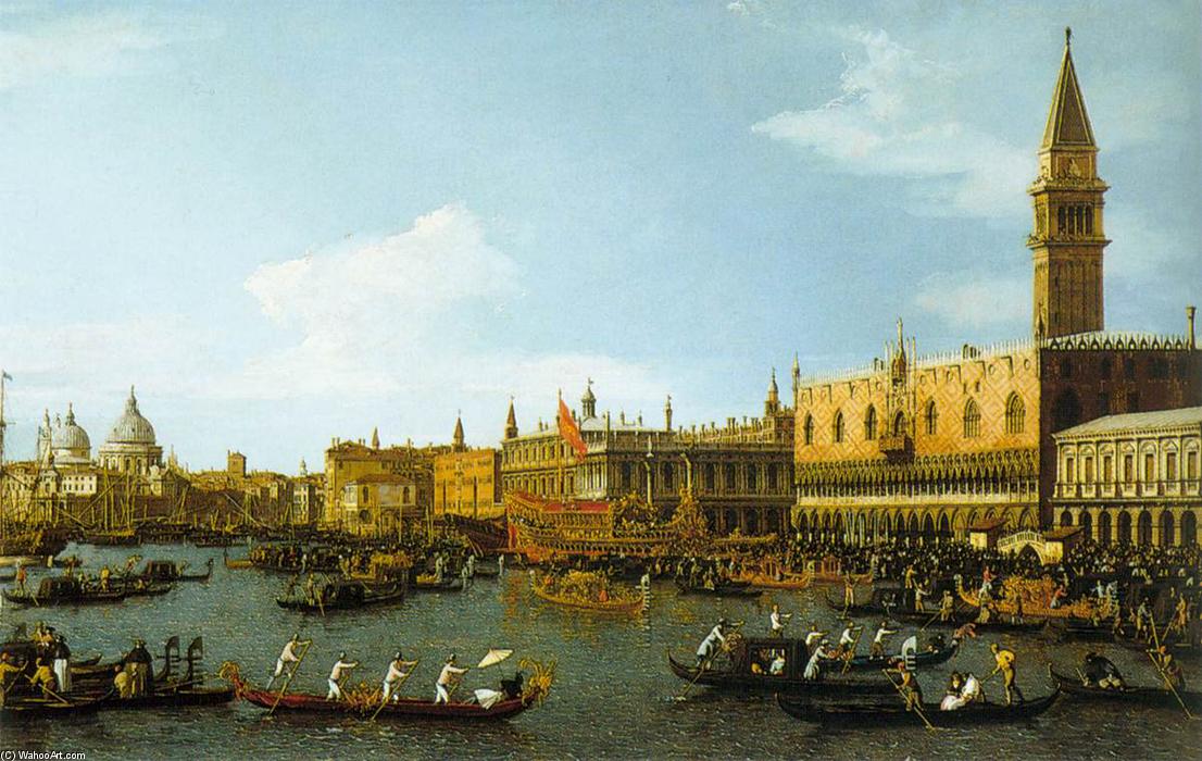The Bucintoro, Venice — Canaletto