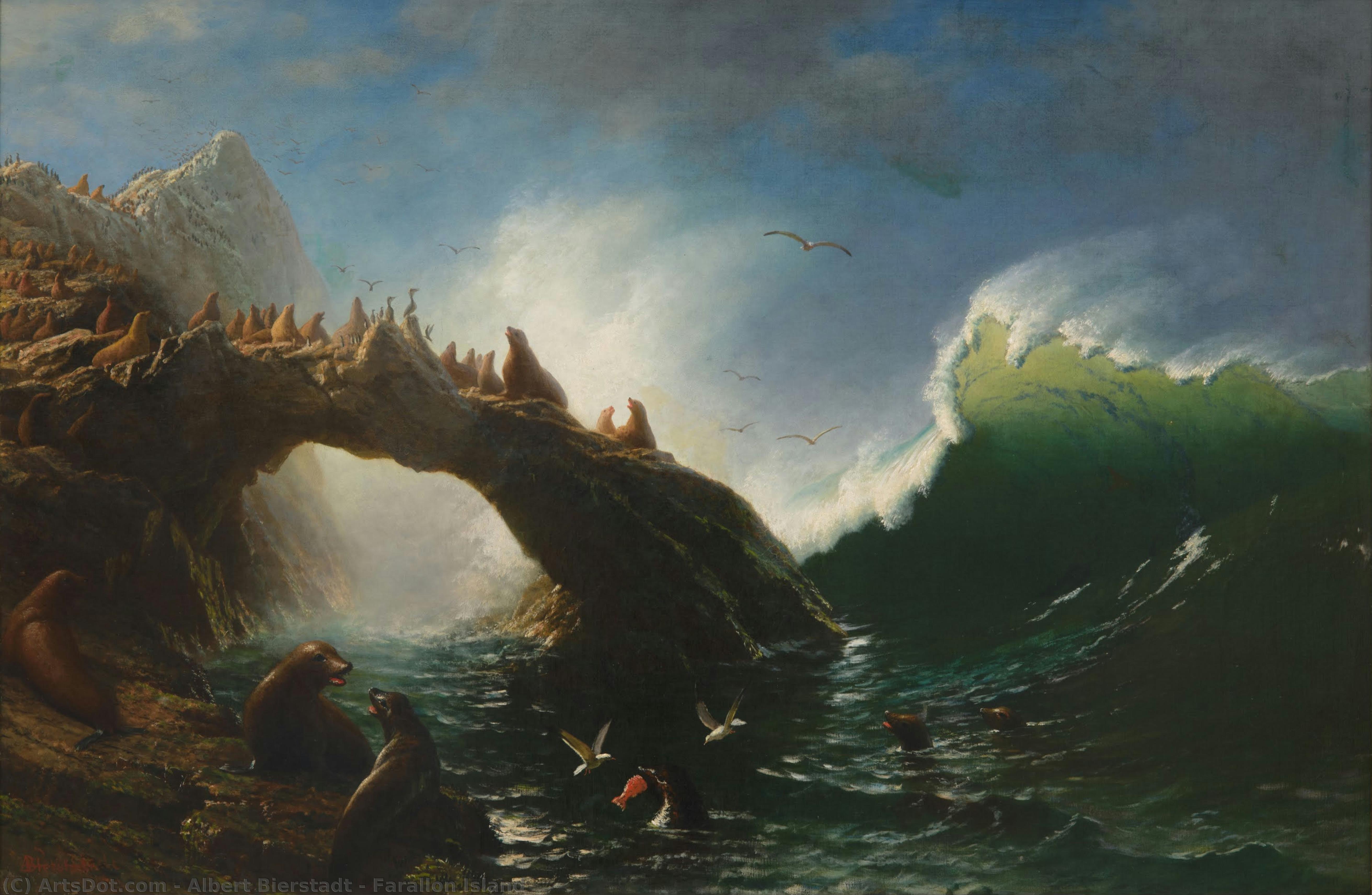 Farallon Island — Albert Bierstadt