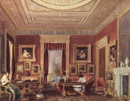 The Drawing Room, Leigh Court, Bristol — Thomas Charles Leeson Rowbotham