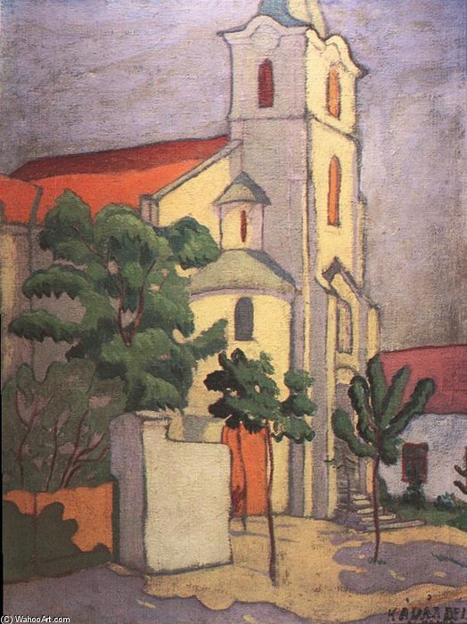 Church At Nagybánya — Béla Kádár
