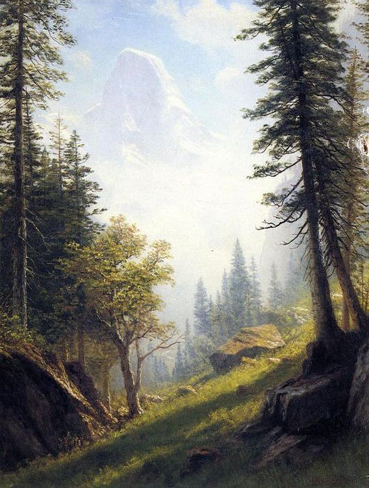 Among The Bernese Alps — Albert Bierstadt