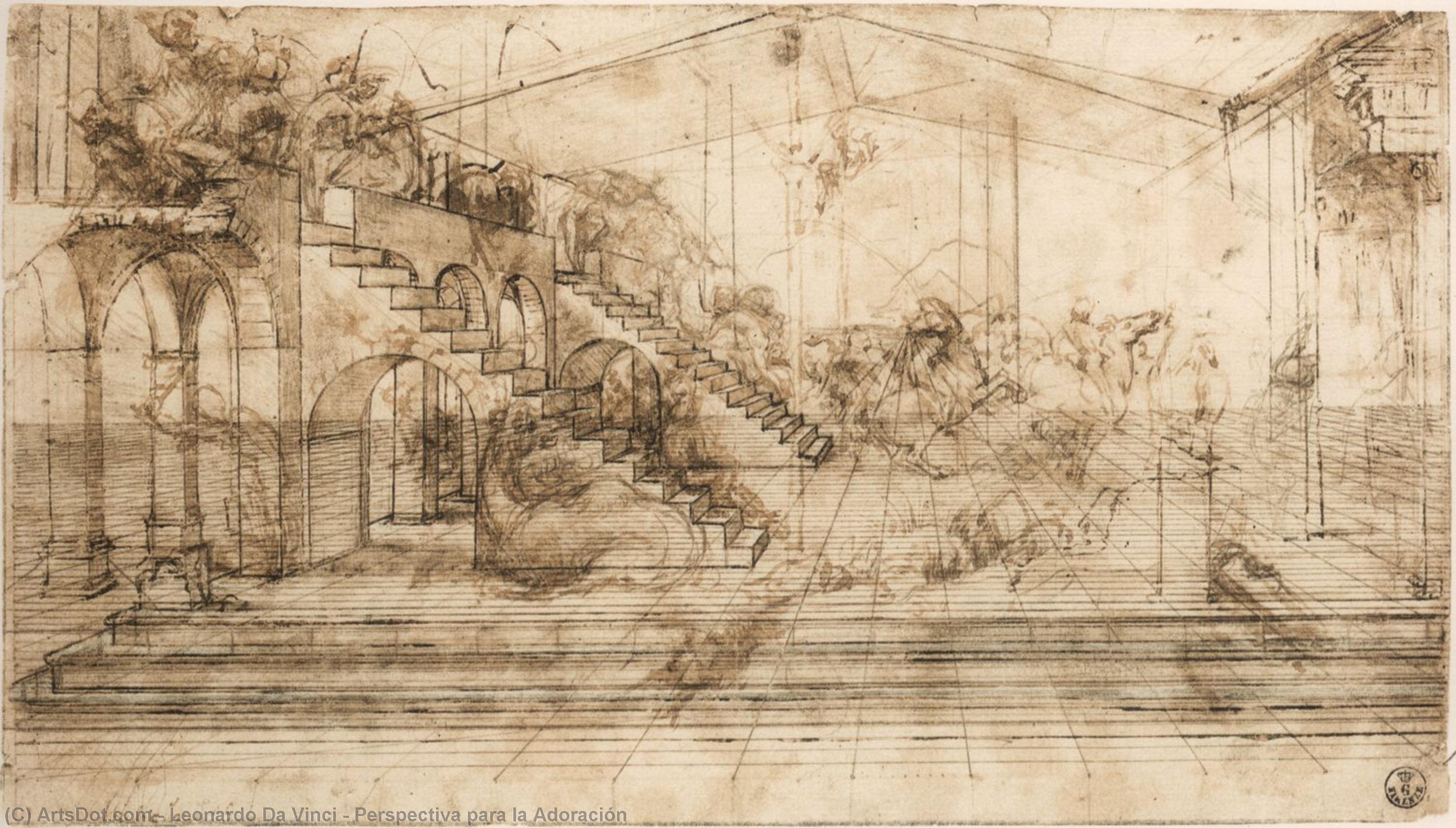 Perspectiva Para La Adoración — Leonardo Da Vinci