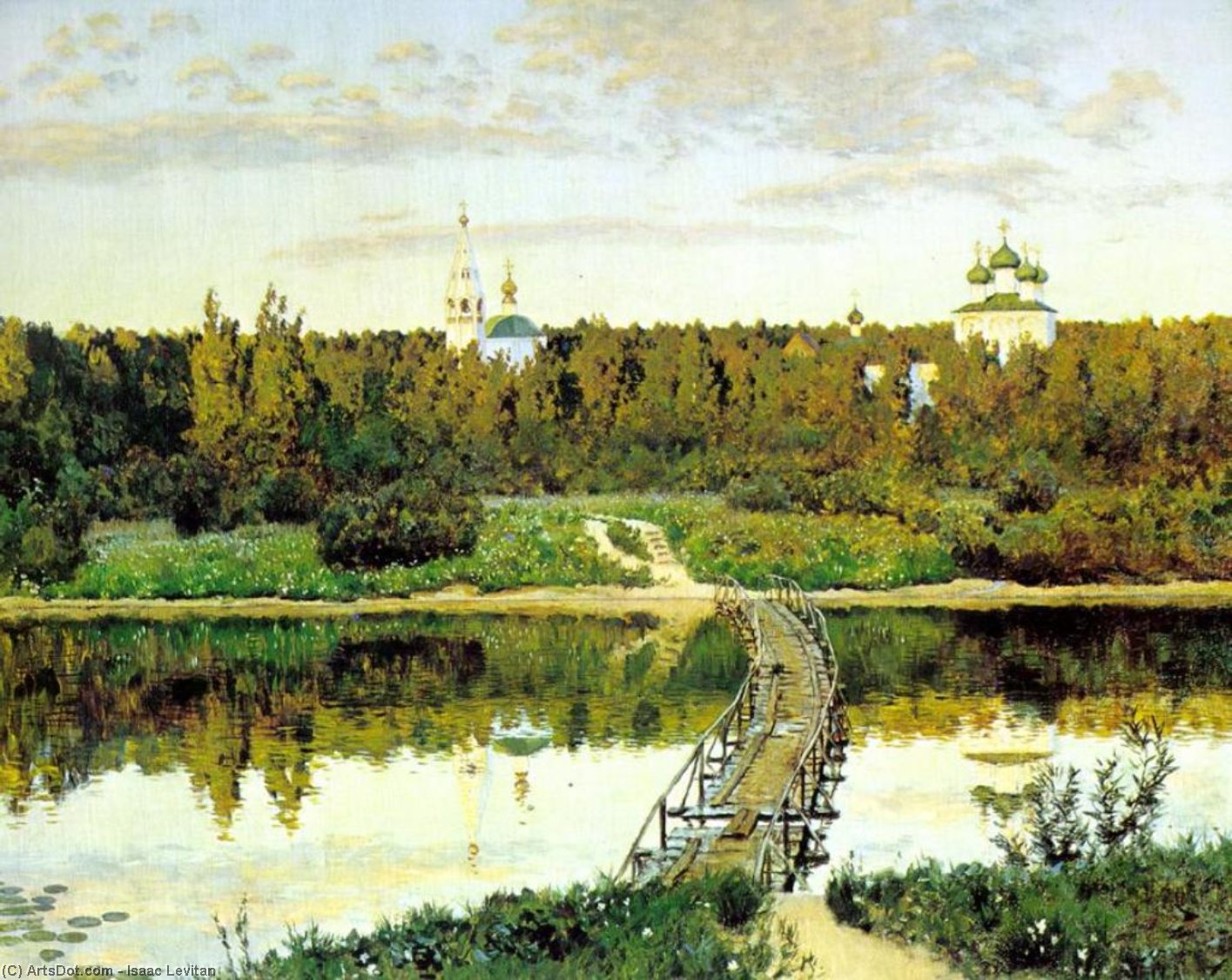 Silent Cloister — Isaak Ilyich Levitan