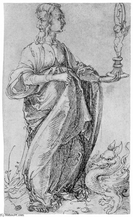 Drawing From The ''tarot'' Prudence — Albrecht Dürer