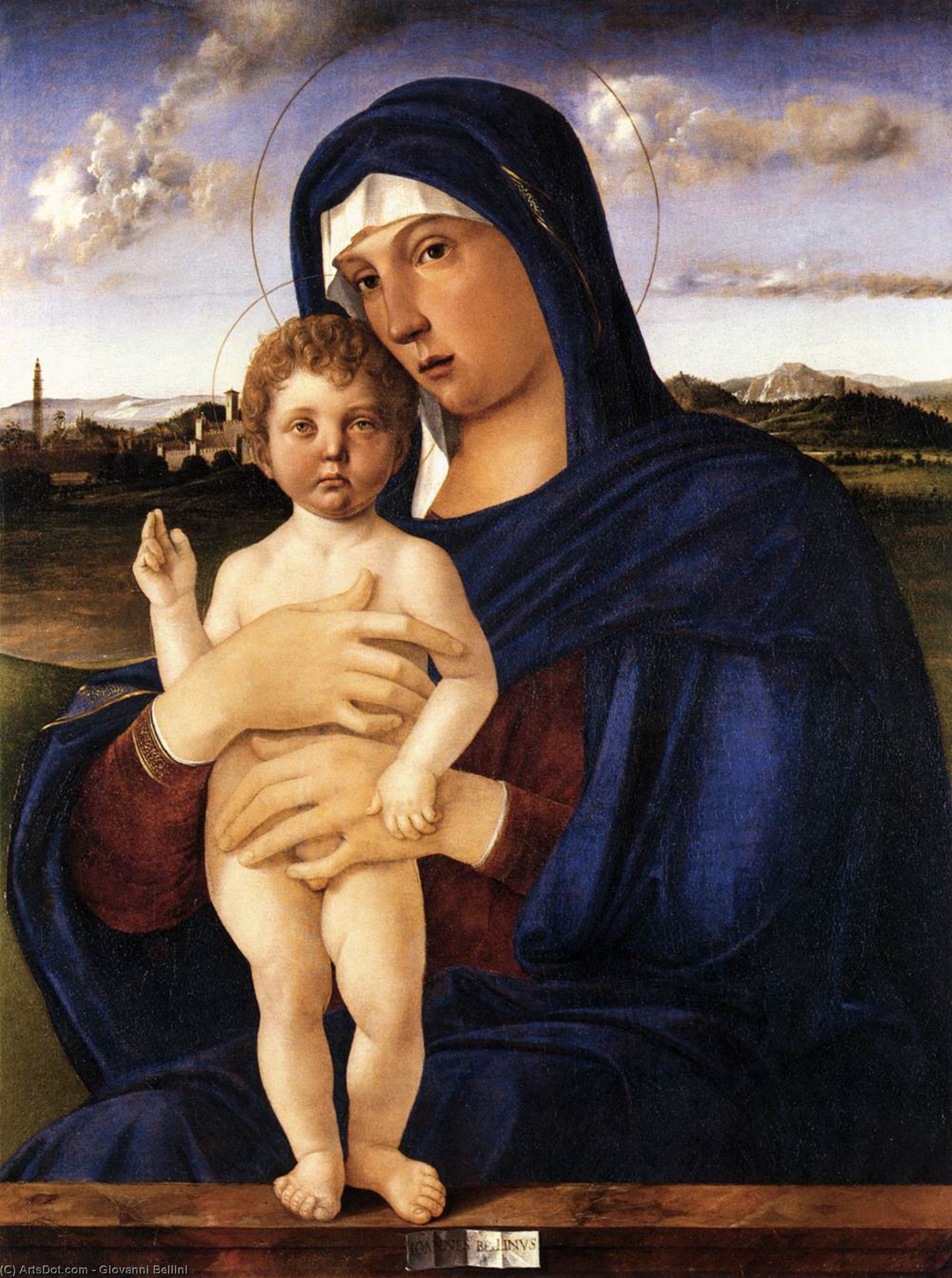 Madonna With Blessing Child — Giovanni Bellini