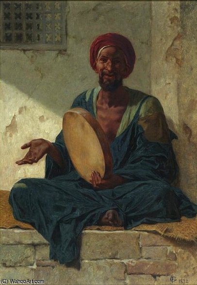 An Arab Improvisatore — Frederick Goodall