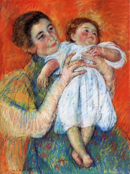 The Barefoot Child — Mary Stevenson Cassatt