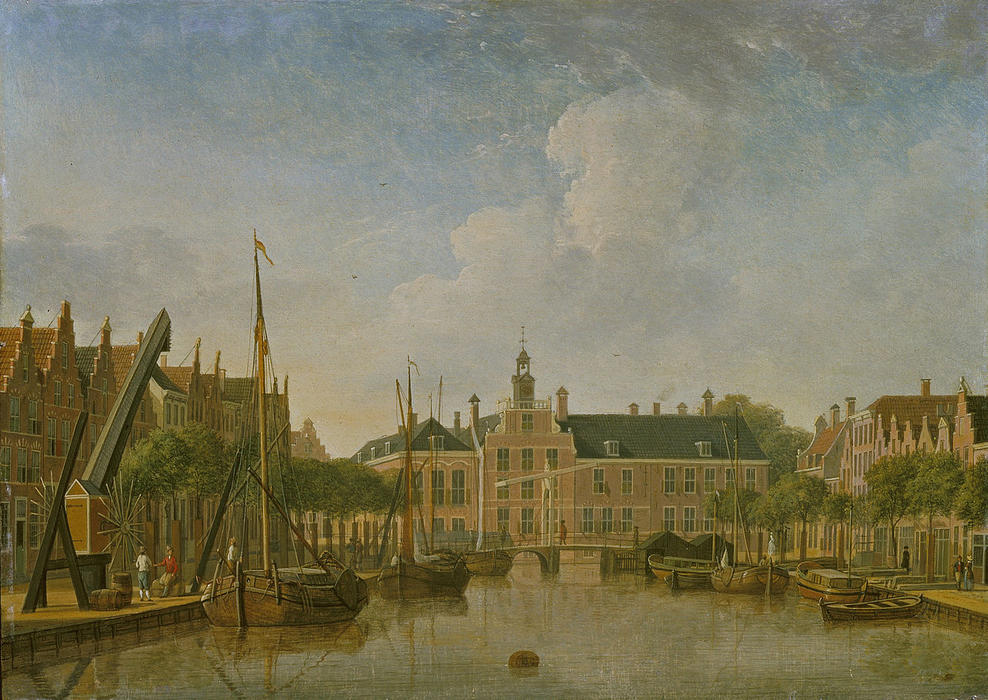 The Hague, The Bierkade And Groenewegje With A View On The Spui — Jan Ten Compe