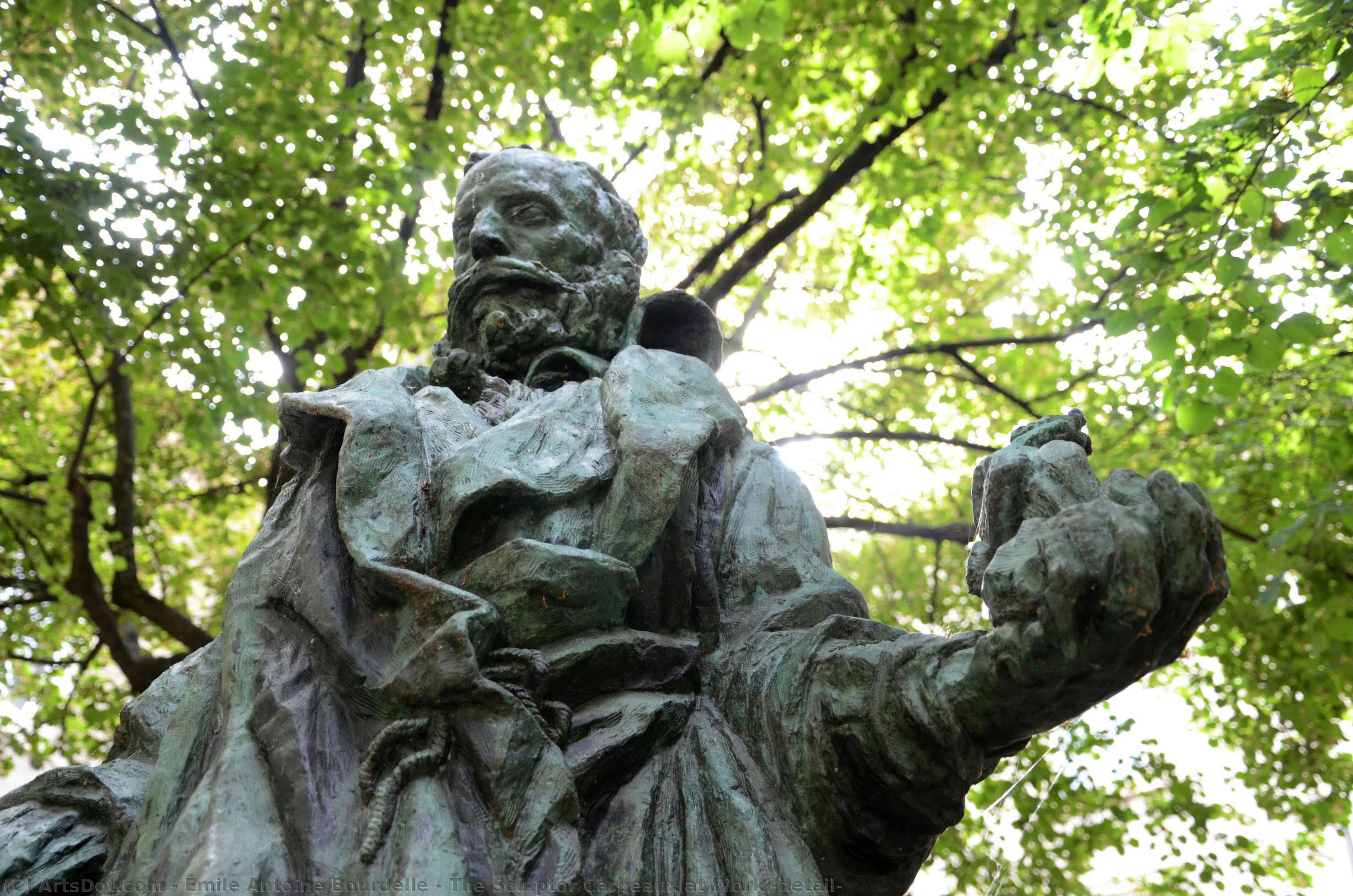 The Sculptor Carpeaux At Work (detail) — Émile Antoine Bourdelle
