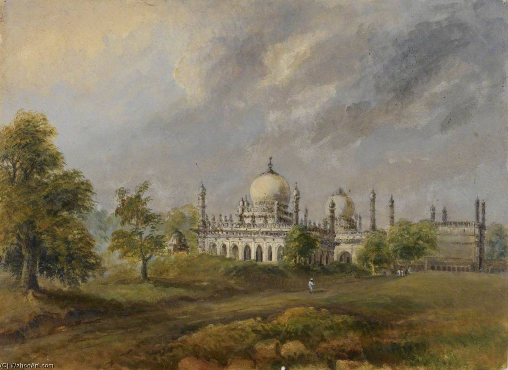 Ibrahim Rauza, Tomb And Mosque Complex Of Ibrahim Adil Shah (ruled 1580–1627), At Bijapur — William Robert Houghton