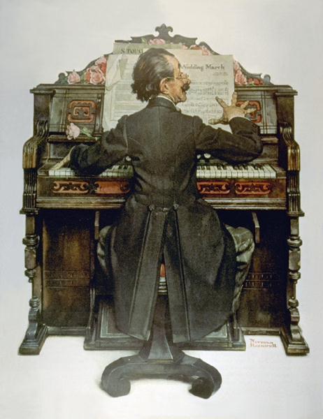 Piano — Norman Rockwell