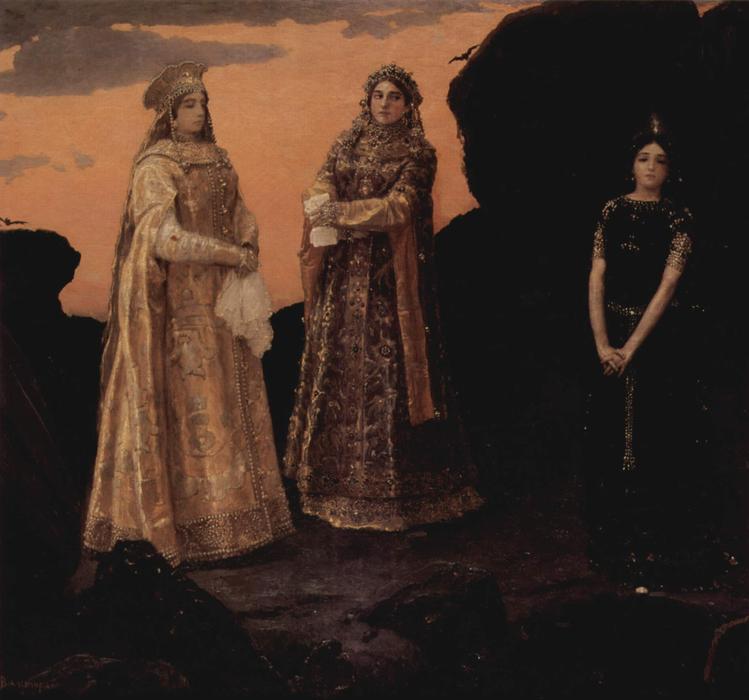 Three Tsarevnas Of The Underground Kingdom — Victor Vasnetsov