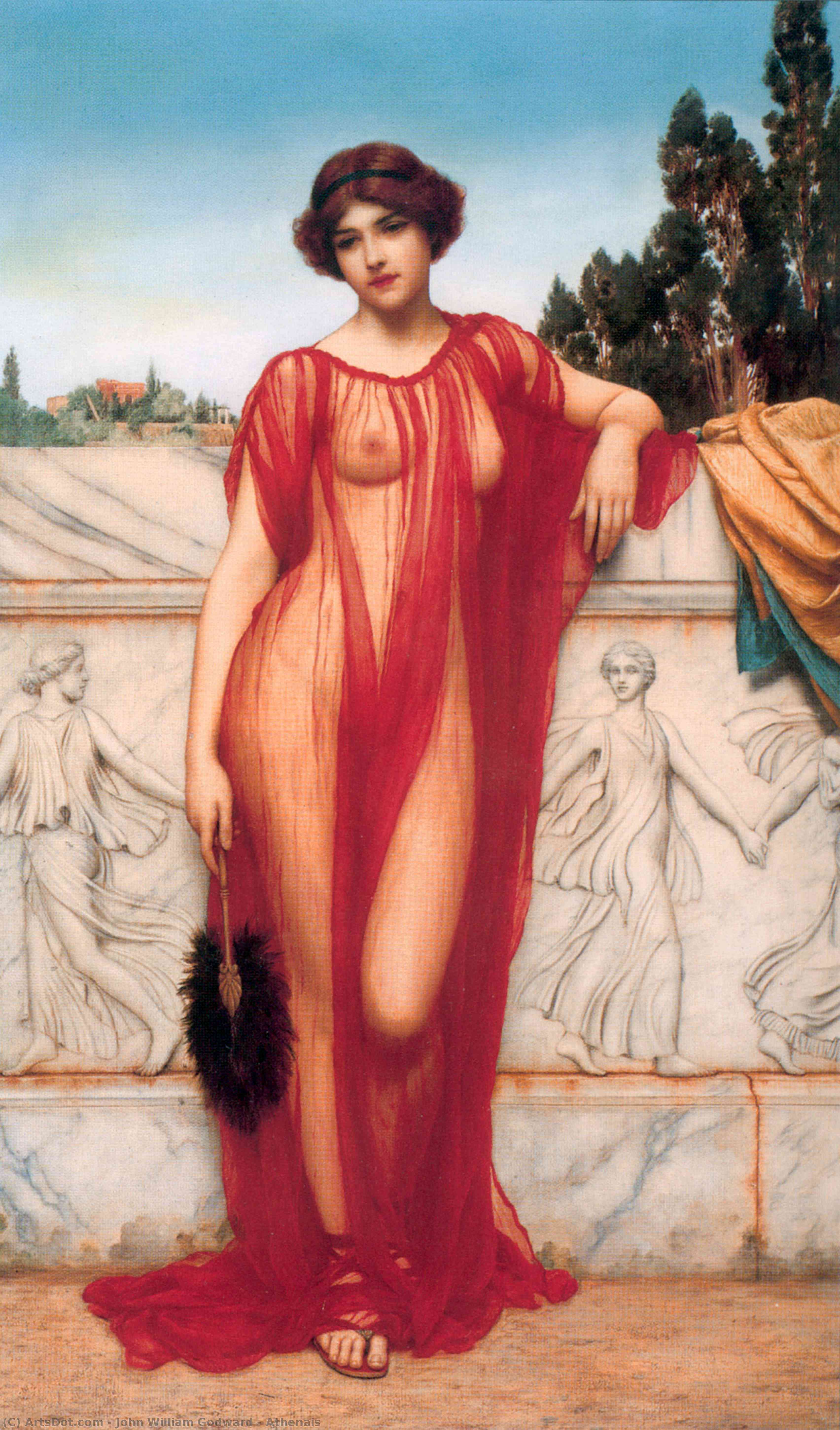 Athenais — R.b.a John William Godward