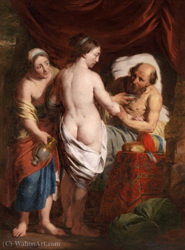 Lot And His Daughters — Pieter Jozef Verhaghen