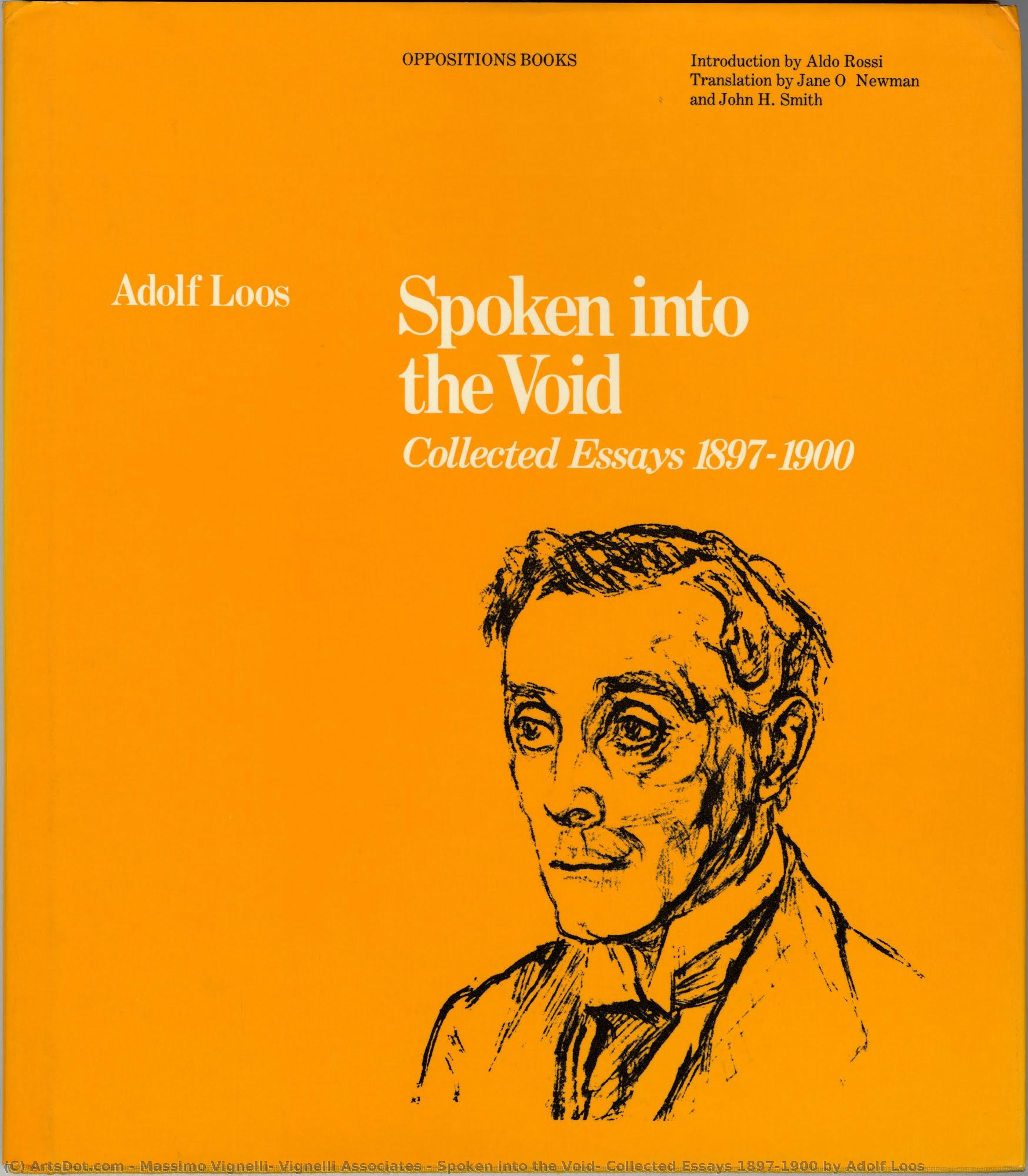 Spoken Into The Void: Collected Essays 1897-1900 By Adolf Loos — Massimo Vignelli, Vignelli Associates